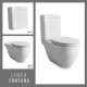 Inodoro Fontana Touchless Con Mochila Ferrum BLANCO