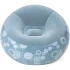 Puff Inflable Sillón Asiento Respaldo Bestway Silla Grande Variante Color Azul