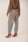 JEAN SLOUCHY LIGHT DIRTY Marron
