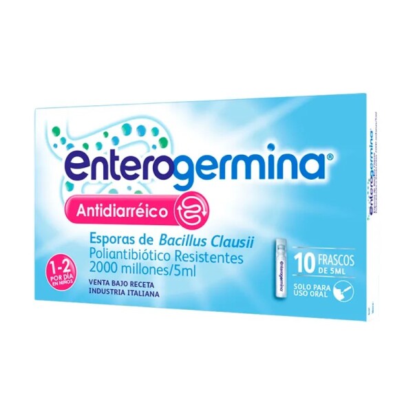 Enterogermina Suspensión Oral 10 Frascos 5 ml Enterogermina Suspensión Oral 10 Frascos 5 ml