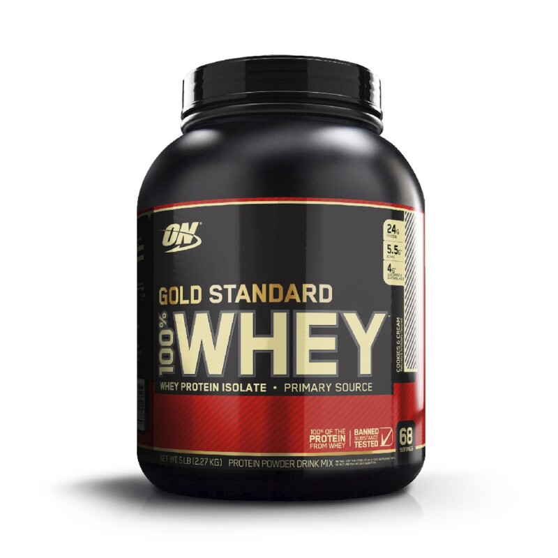 Whey Optimum Nutrition Gold Isolate Cookies & Cream 5 Lbs. Whey Optimum Nutrition Gold Isolate Cookies & Cream 5 Lbs.