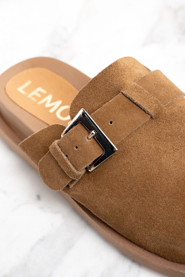 Zueco Gamuza Camel