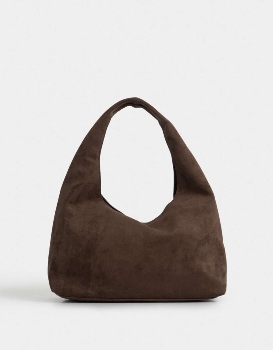 Bandolera Hobo Suede - Marron Chocolate 