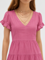 Vestido Kaleu Magenta Claro