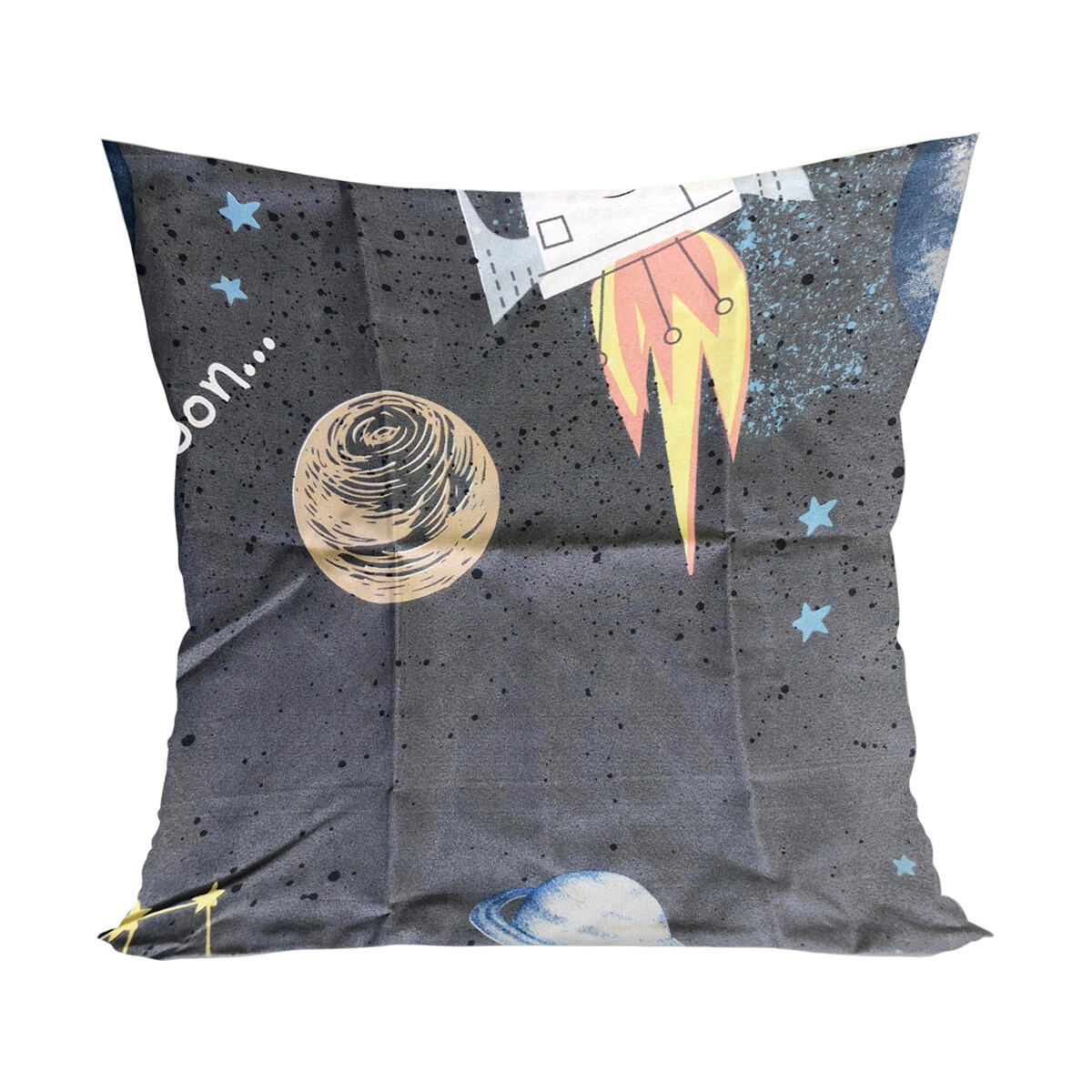 Funda Infantil Almohadón Espacio 40 x 40 cm 