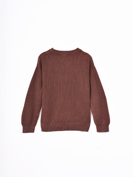 BUZO LOTTER MARRON (V)