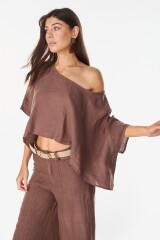Blusa Beach Chocolate