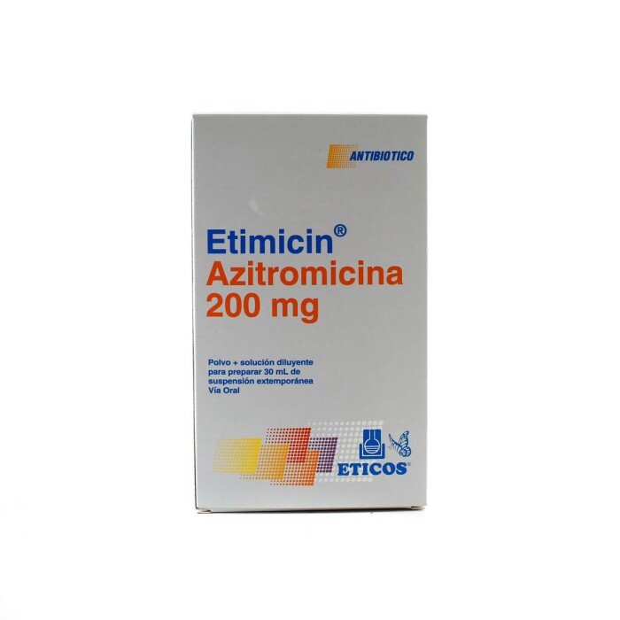 ETIMICIN PVO. 200 MG. X 30 ML. CJ única
