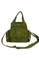 bolso morral doble fuelle verde