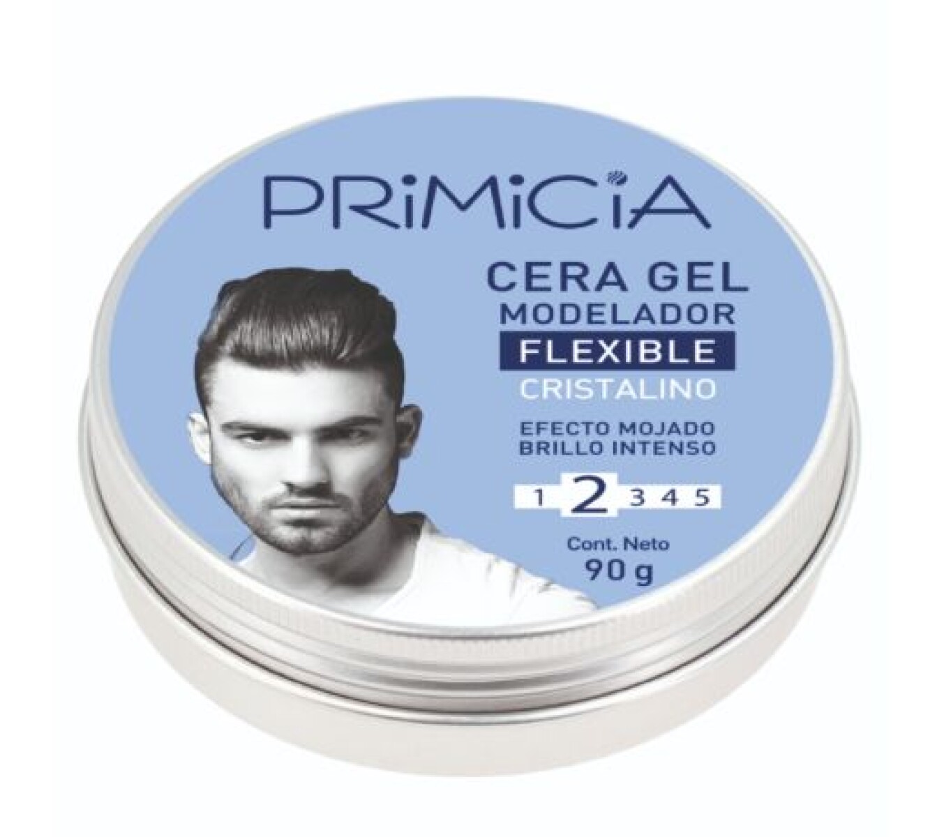 Primicia Cera Gel Modelador Flexible Cristalino Efecto Mojado N°2 – Fijación Ligera y Brillo