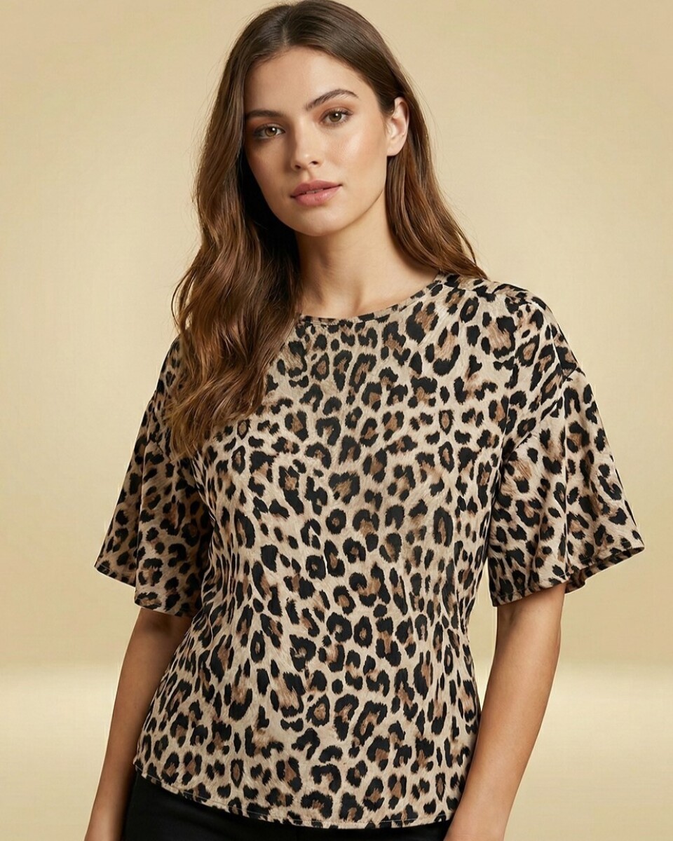 Blusa Animal Print. 