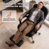 Silla Oficina Sillon Escritorio Ejecutiva Ergonomica Cuero con apoyapies IMBACK Color Negro Silla Oficina Sillon Escritorio Ejecutiva Ergonomica Cuero con apoyapies IMBACK Color Negro