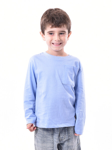 REMERA NACHO BOY AZUL CLARO