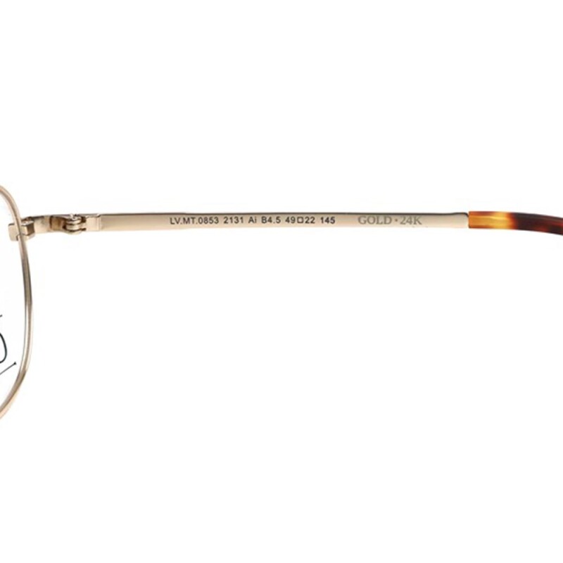 Lentes de Vista Chilli Beans Redondo Dorado/mate