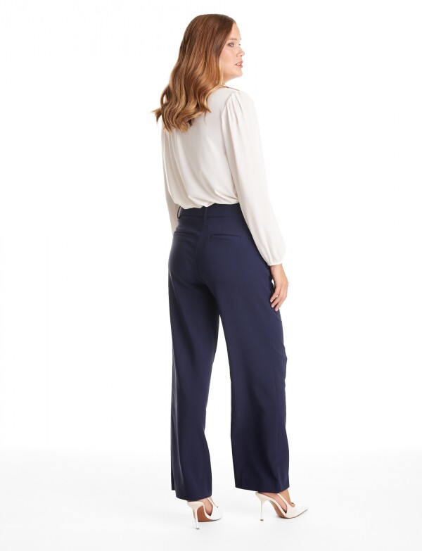 Pantalon Wide Leg AZUL