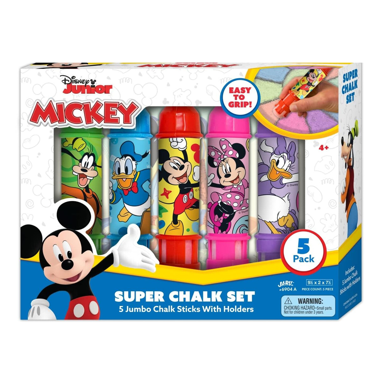Tiza Gigante Disney 5 colores 