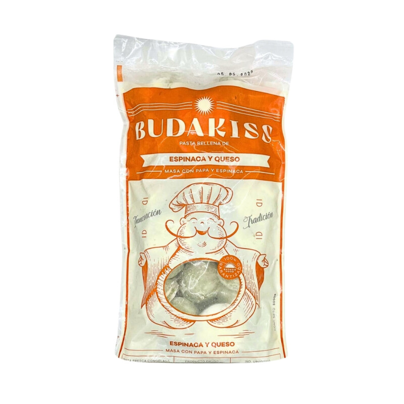 Pasta rellena Budakiss - 750 g - Espinaca