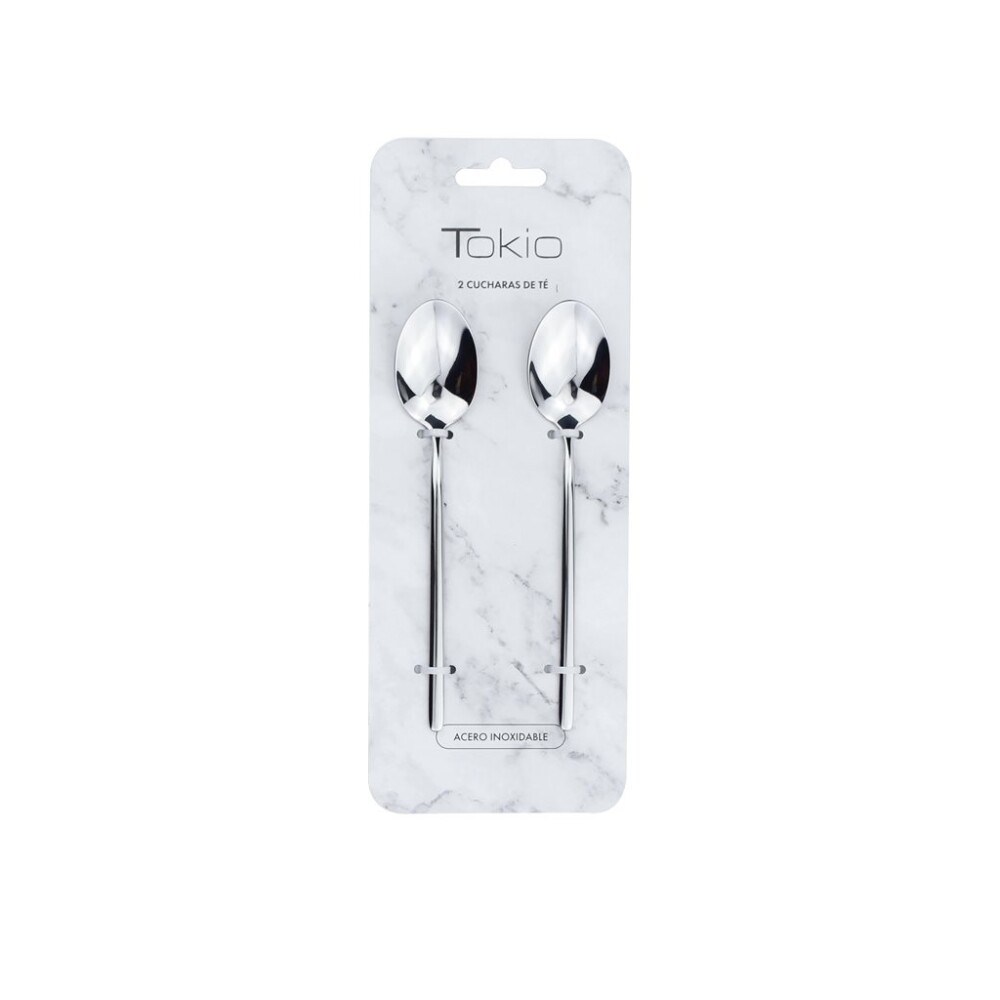 Set 2 Cucharas de Té Selecta Tokio 14,6 cm Acero Inoxidable SET X2 CUCHARA DE TE 14.6CM ACERO TOKIO