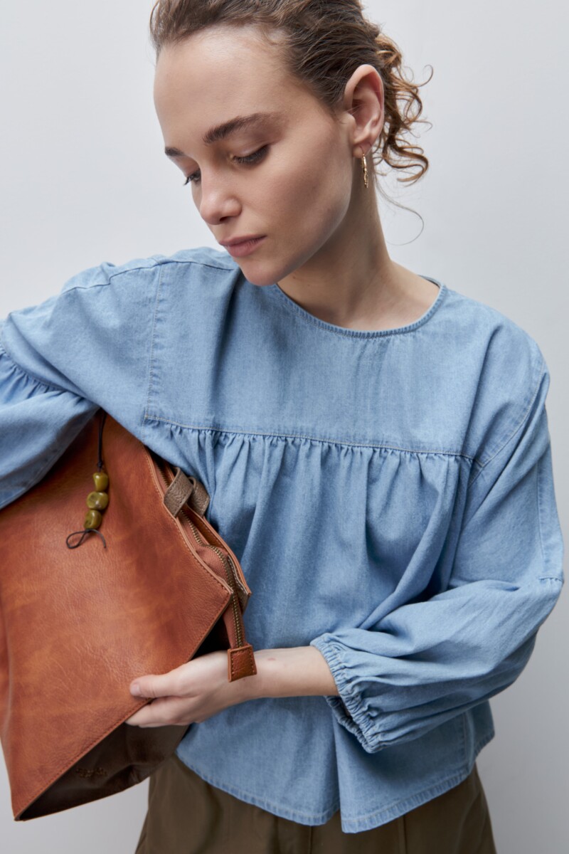 BLUSA RODY Celeste