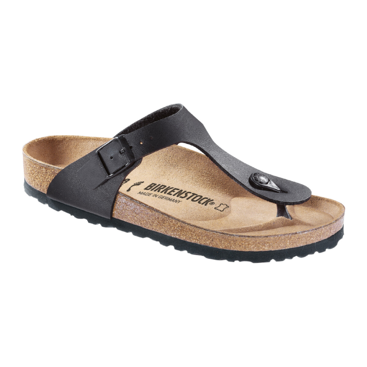 Sandalia Gizeh Birko-Flor - Estrecho - Negro 