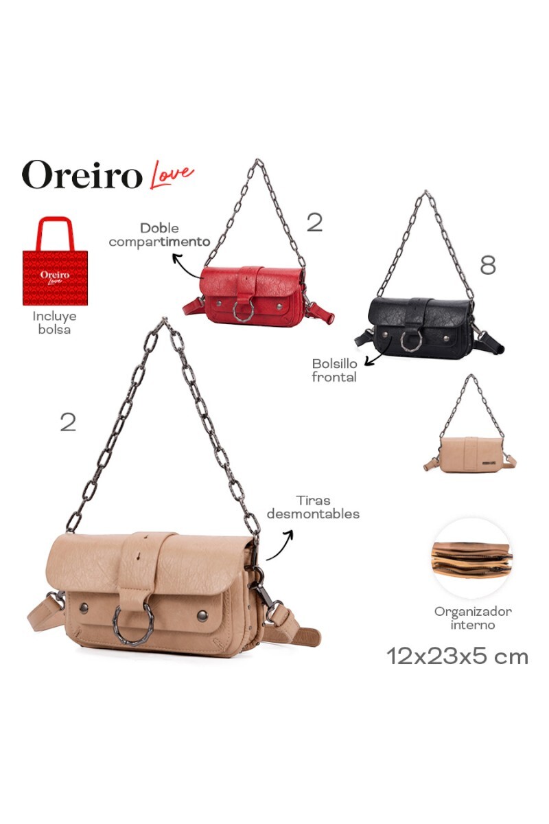 Cartera Las Oreiro Negro