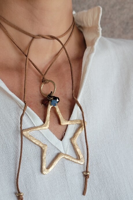 Collar Estrella dorada