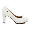 Vizzano Zapato Clasico Taco Medio Punta Redonda Blanco