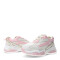 Championes de Niños Croco Kids GRIPO acordonado Beige - Rosado