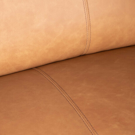 SOFA 3 CUERPOS CUERO-100-NATURAL MARRON LAURENT CAMEL