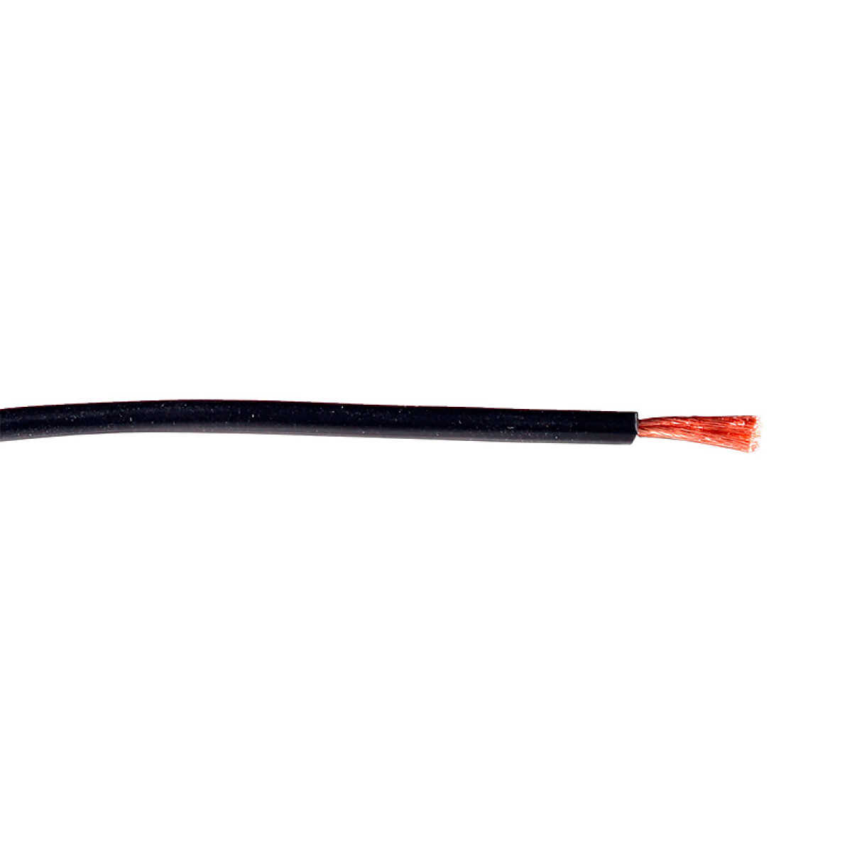 Cable de cobre flexible 1,5 mm² negro -Rollo 100mt - N03019 