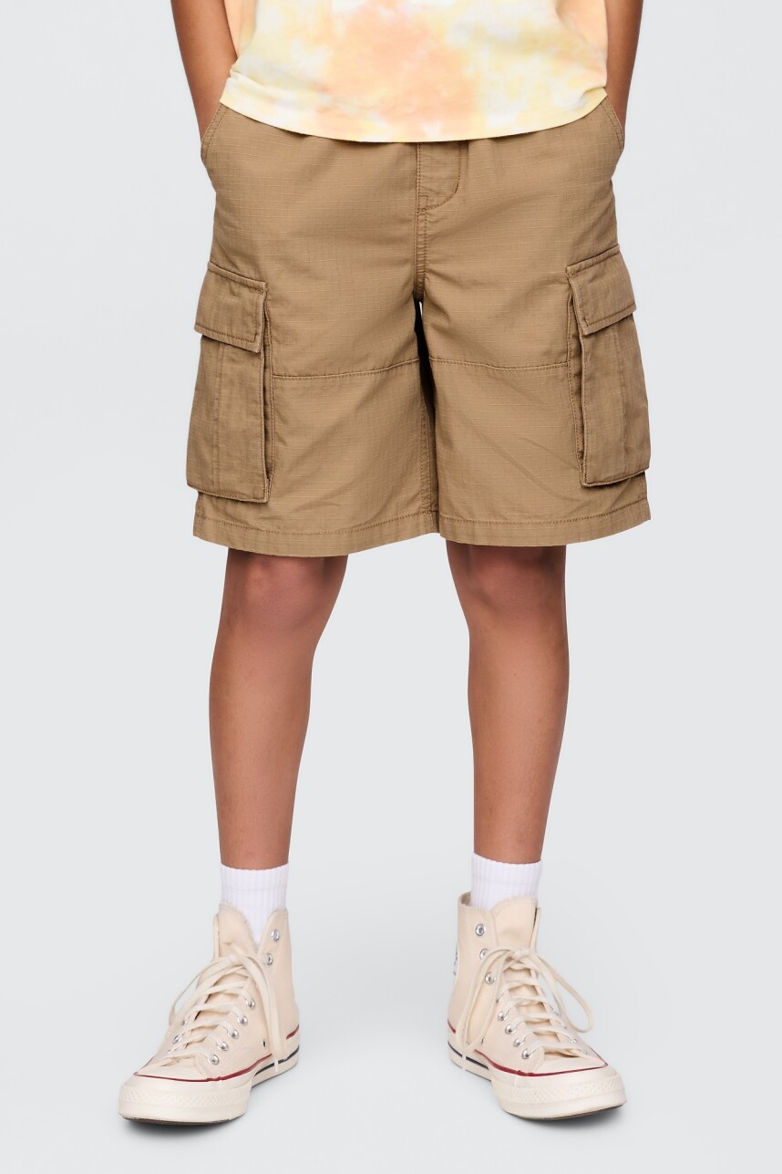 Short Loose Parachute Niño Mission Tan