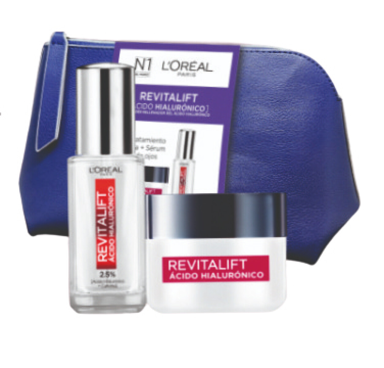 Pack rutina L´oréal - Revitalift Ácido hialurónico Día + Serum ojos 