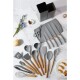 Utensilios Y Cuchillos Cocina Con Soporte Y Tabla Set 19pcs Color Gris Utensilios Y Cuchillos Cocina Con Soporte Y Tabla Set 19pcs Color Gris
