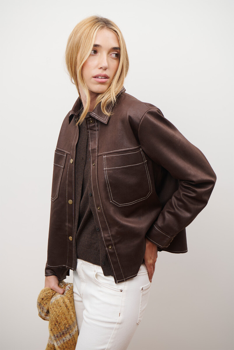 CHAQUETA PECARI - MARRON 