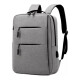 Mochila C/ Usb. Porta Laptop Cierres Gris