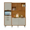 Mueble de Cocina Modular IMPERATRIZ Marron/Gris