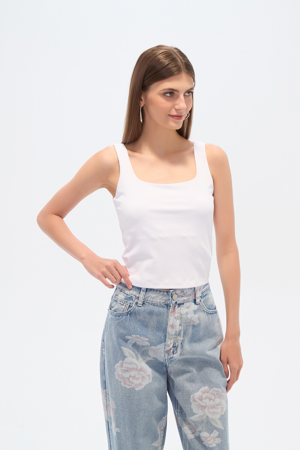 Musculosa Ramas Blanco