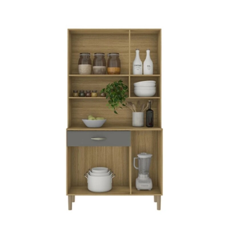 Kit Cocina Apolo 6p Freijo/ Gris (8977) Kit Cocina Apolo 6p Freijo/ Gris (8977)