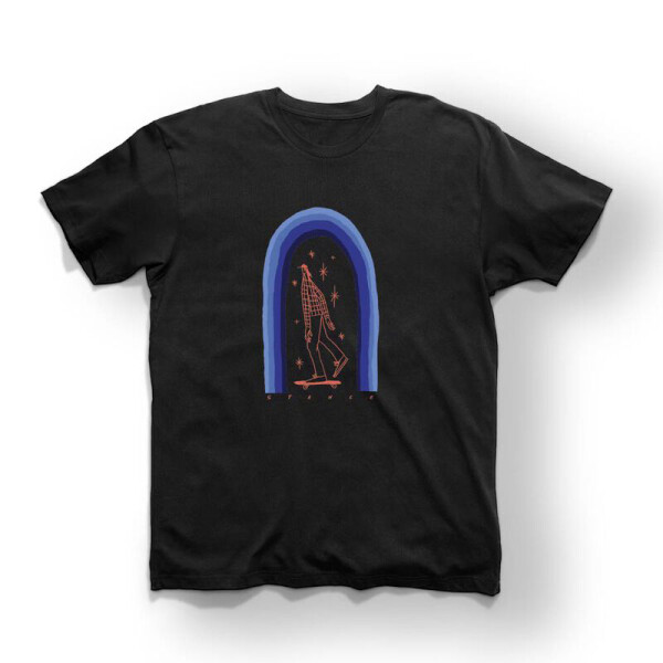 Remera Stance Vibes Negro