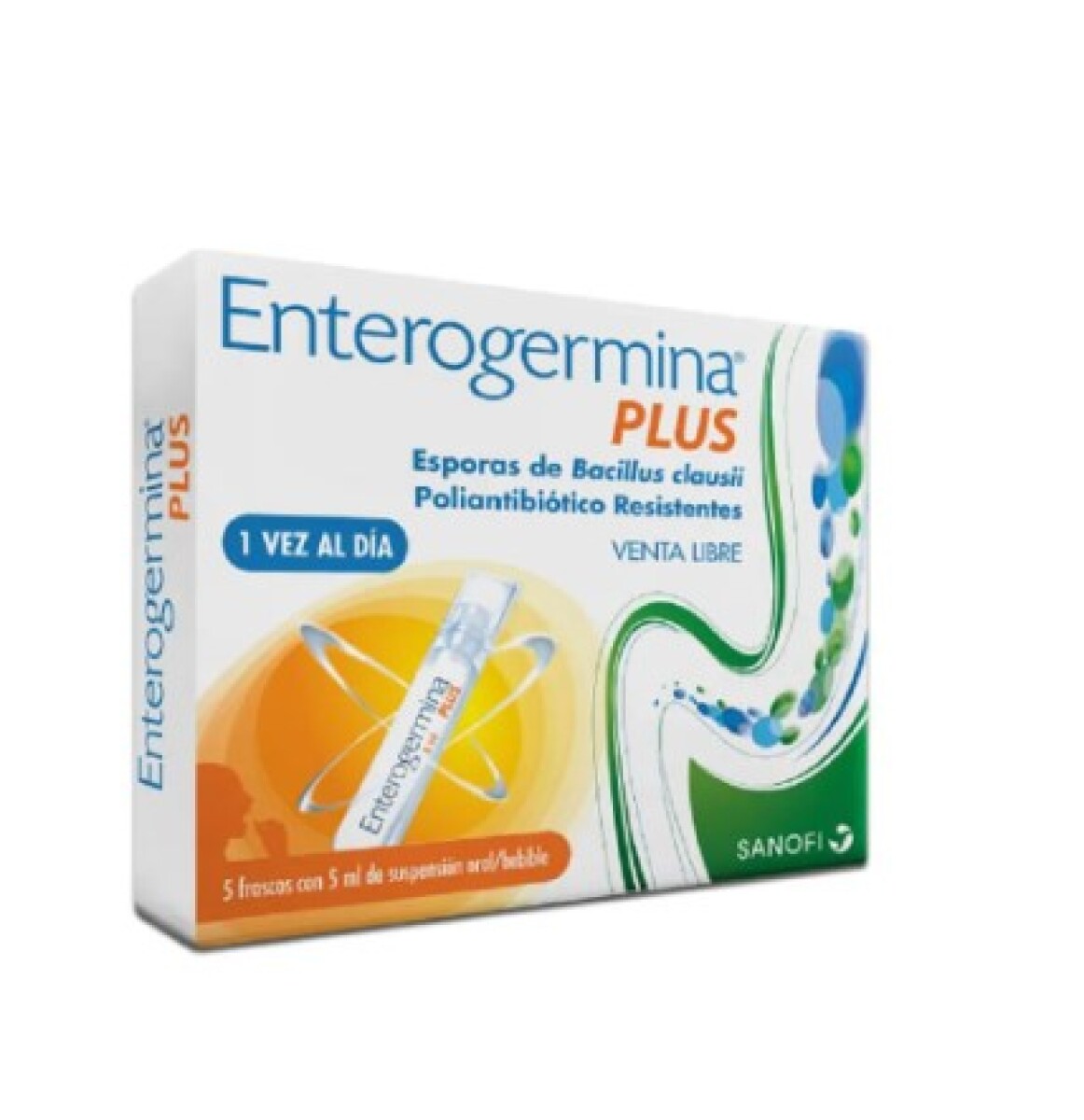 Enterogermina plus 5 ml x5 frascos 