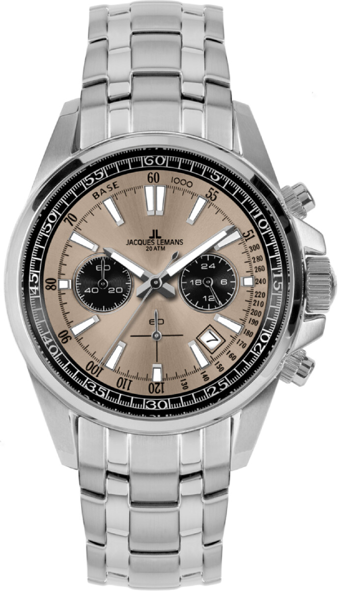 Reloj Jacques Lemans 1-2117ZG - Acero y Marrón 