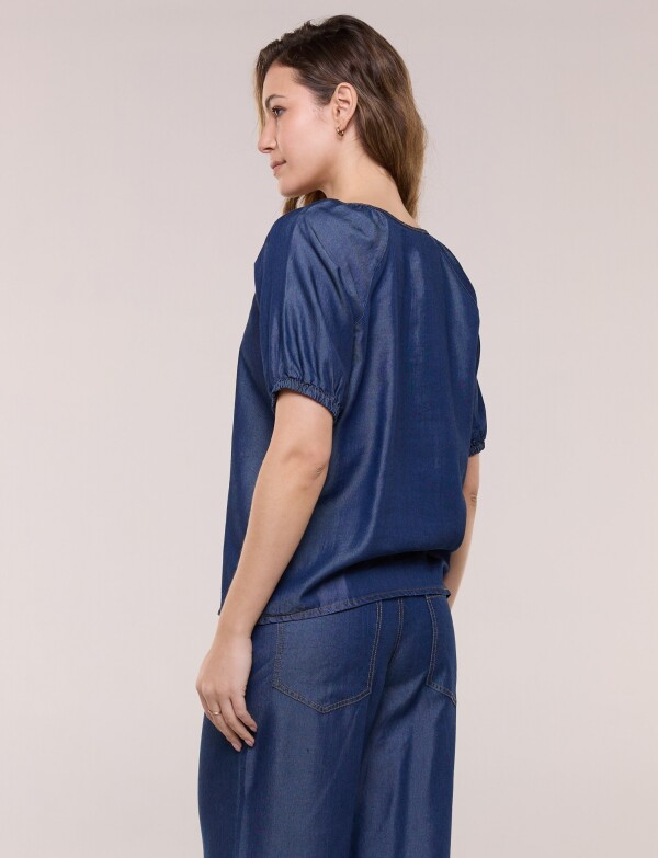 Blusa Denim JEAN OSCURO
