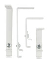 Soporte para riel de cortina FIXI 6cm bl Soporte para riel de cortina FIXI 6cm bl