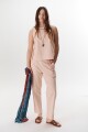 PANTALON LINO STRECH ROSA
