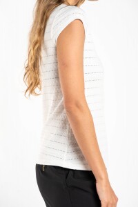 Remera Manga Corta Texturada Algodn Nacar