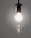 Lámpara de techo Mao de cristal Ø 17 cm