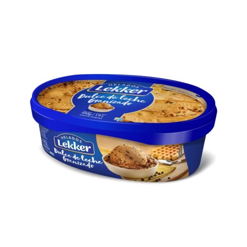 LEKKER 900 ML DULCE DE LECHE GRANIZADO Lekker 900 Ml Dulce De Leche Granizado