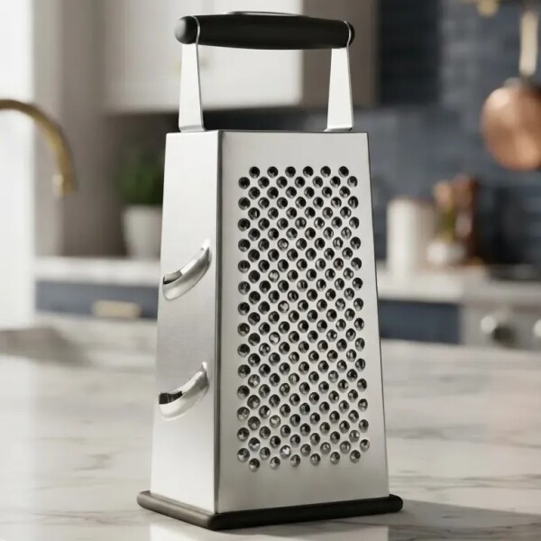 Rallador De Cocina 4 lados de acero inoxidable Cuisinart Rallador De Cocina 4 lados de acero inoxidable Cuisinart