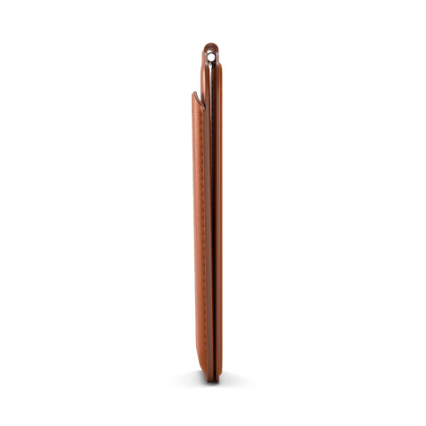 Vegan-Leather Magnetic Wallet Stand (Brown) Vegan-Leather Magnetic Wallet Stand (Brown)
