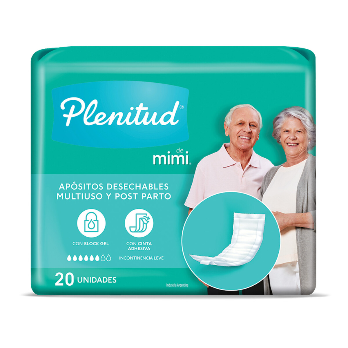 Apósito Desechables Plenitud Incontinencia Leve 40 Unidades 